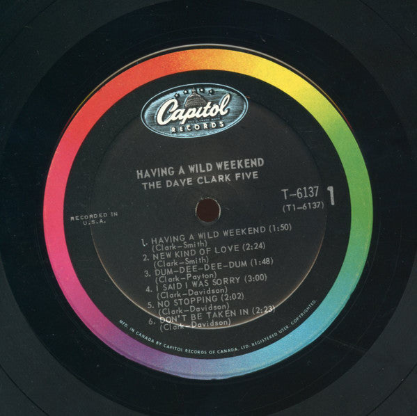 The Dave Clark Five – Having A Wild Weekend (Songs From The Movie)  1965 - Pop, Stage & Screen (Rare Vinyl)