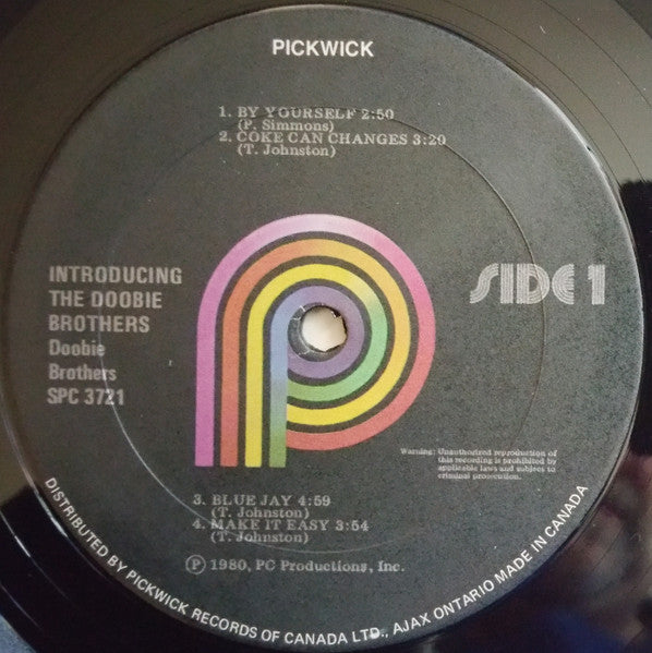 The Doobie Brothers – Introducing The Doobie Brothers – 1980 – Rock SEALED COPY