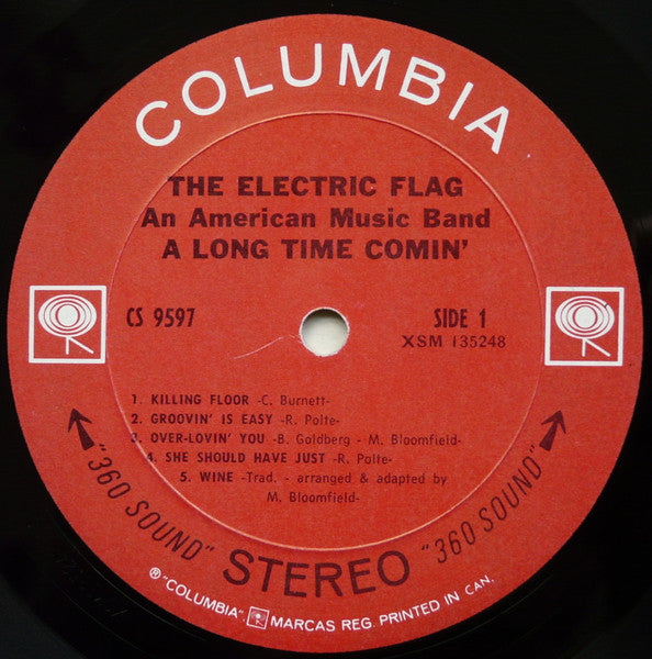 The Electric Flag – A Long Time Comin' - Rare 1968- 	Blues Rock, Jazz-Rock, Rhythm & Blues (Vinyl)