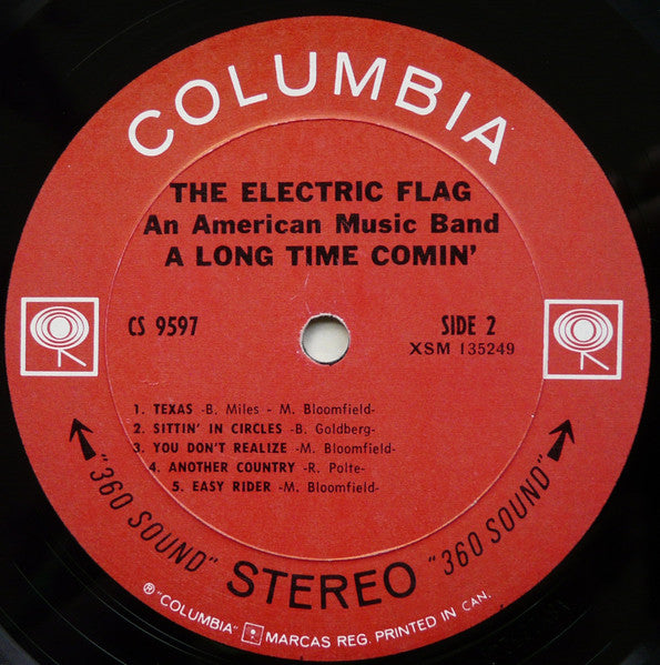 The Electric Flag – A Long Time Comin' - Rare 1968- 	Blues Rock, Jazz-Rock, Rhythm & Blues (Vinyl)