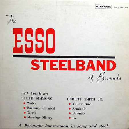 The Esso Steelband Of Bermuda* With Vocals By Lloyd Simmons & Hubert Smith, Jr. – Bermuda Honeymoon - 1958-Pop, Folk, World, & Country ,Steel Band, Instrumental (Vinyl)