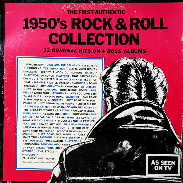 The First Authentic 1950's Rock & Roll Collection - 4 album set - 1974-Rock & Roll, Doo Wop (Vinyl)