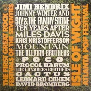 The First Great Rock Festivals Of The Seventies - Isle Of Wight  Atlanta Pop Festival - 3 LPS - 1971-	Jazz, Rock Style: Blues Rock, Folk Rock, Southern Rock, Psychedelic Rock, Classic Rock (vinyl)
