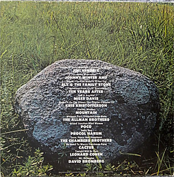The First Great Rock Festivals Of The Seventies - Isle Of Wight  Atlanta Pop Festival - 3 LPS - 1971-	Jazz, Rock Style: Blues Rock, Folk Rock, Southern Rock, Psychedelic Rock, Classic Rock (vinyl)