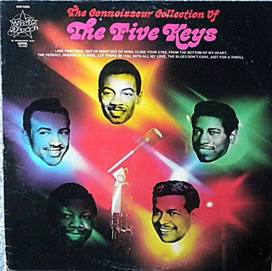 The Five Keys ‎– The Connoisseur Collection Of The Five Keys -1972-Rock, Funk / Soul Style: Doo Wop, Rhythm & Blues (Rare Vinyl)