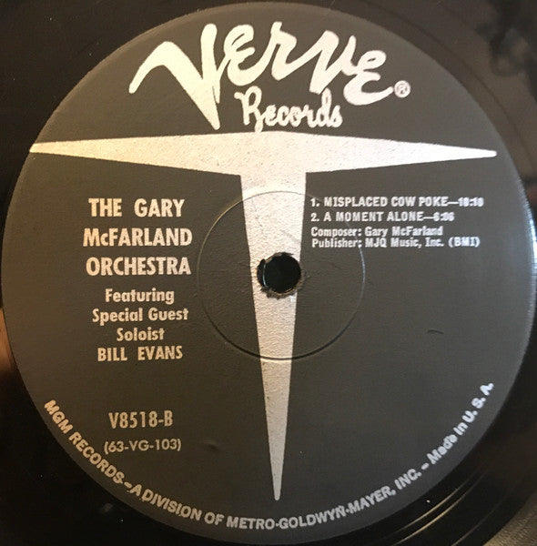 The Gary McFarland Orchestra Special Guest Soloist Bill Evans 1963 Genre: Jazz  Modal (Near Mint Vinyl)