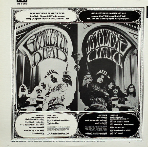 The Grateful Dead – The Grateful Dead 1974-	Country Rock, Psychedelic Rock, Classic Rock (VINYL)