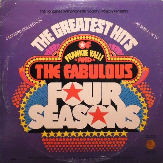 The Greatest Hits Of Frankie Valli And The Fabulous Four Seasons 4 lp set- 1974 Genre: Funk / Soul Style: Rhythm & Blues, Soul, Funk (Vinyl)