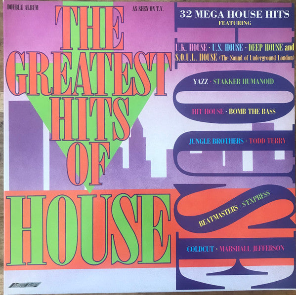 The Greatest Hits Of House -1988-2 lps - Acid House, Deep House, Hip-House, House, Garage House ( UK Import Vinyl )