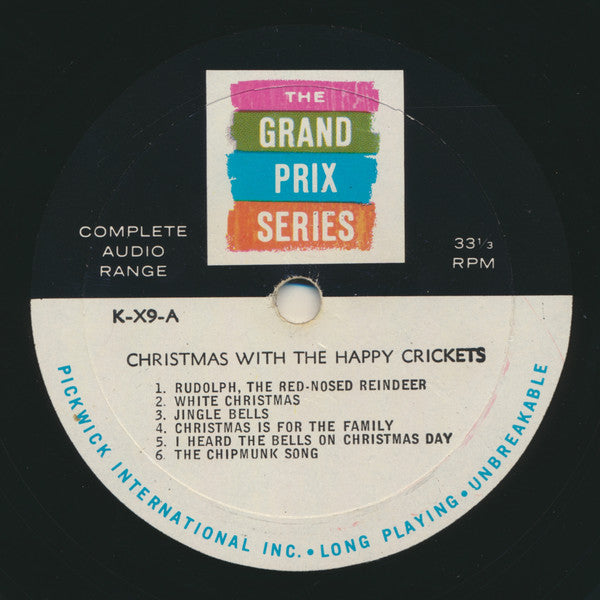 The Happy Crickets – Christmas With The Happy Crickets 1959 - Pop, Children's Style: Novelty, Holiday (Clearance Vinyl)