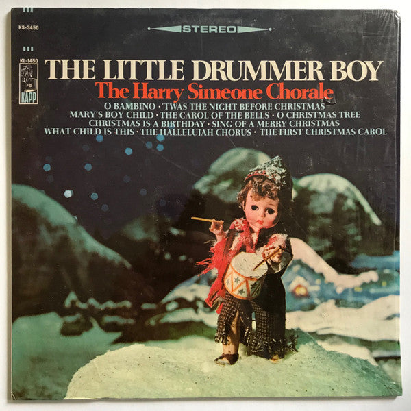 THE HARRY SIMEONE CHORALE – The Little Drummer Boy .1964, Christmas, Pop, Folk, World, & Country (vinyl)