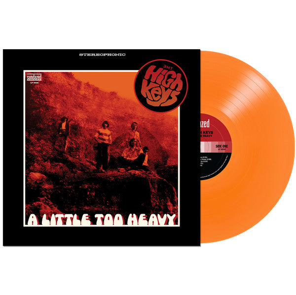 The High Keys  A Little Too Heavy - 2022- Hard Rock - Vinyl, LP, Stereo, Orange Vinyl NM