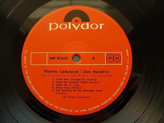 The Jimi Hendrix Experience  Electric Ladyland 1971  2 LP - Rock Style: Psychedelic Rock, Blues Rock NMINT Vinyl