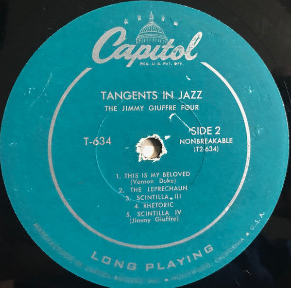 The Jimmy Giuffre Four Tangents In Jazz- 1956-Jazz Style: Cool Jazz (Rare Vinyl)