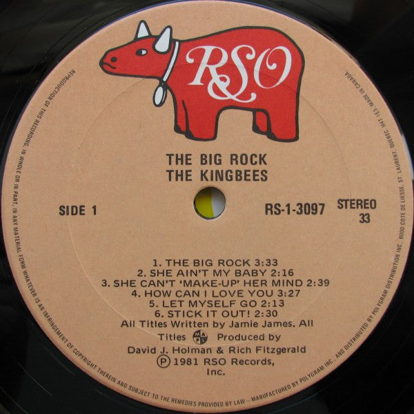 The Kingbees – The Big Rock  1981-Rock Style: Rockabilly (Vinyl) Near Mint
