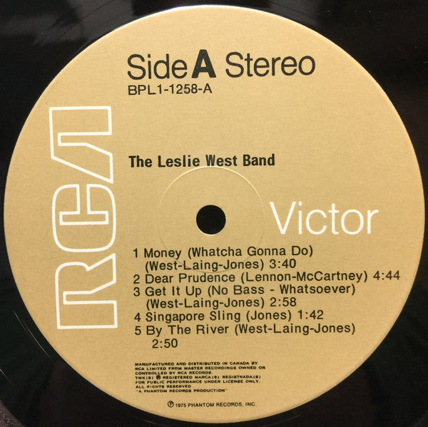 The Leslie West Band – The Leslie West Band 1975-Blues Rock, Hard Rock, Classic Rock (Vinyl)