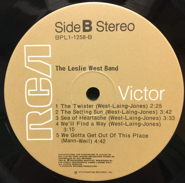 The Leslie West Band – The Leslie West Band 1975-Blues Rock, Hard Rock, Classic Rock (Vinyl)