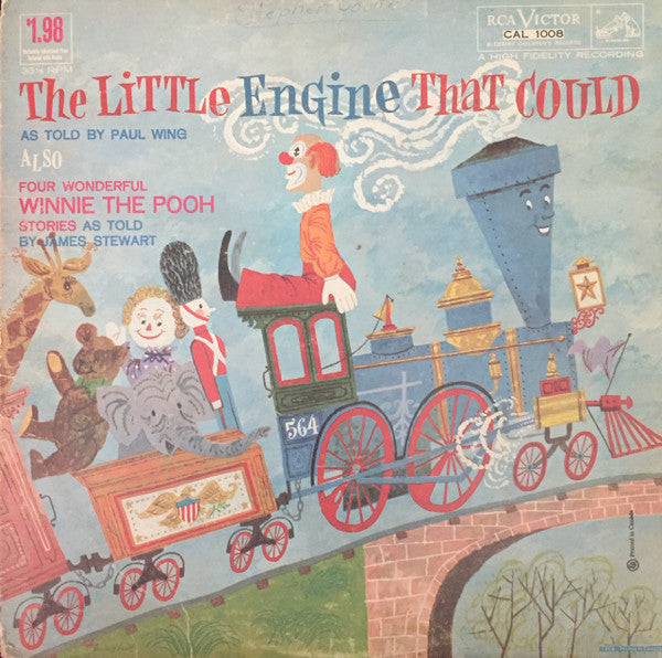 The Little Engine That Could Also Four Wonderful Winnie The Pooh Stories 1058- Pop, Children's Style: Story, Vocal (Vinyl) NOTE CONDITION