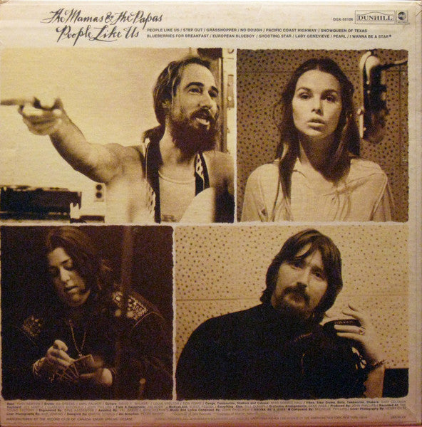 The Mamas & The Papas People Like Us 1971 Genre: Rock, Folk, World, & Country Style: Folk Rock, Pop Rock (VINYL)