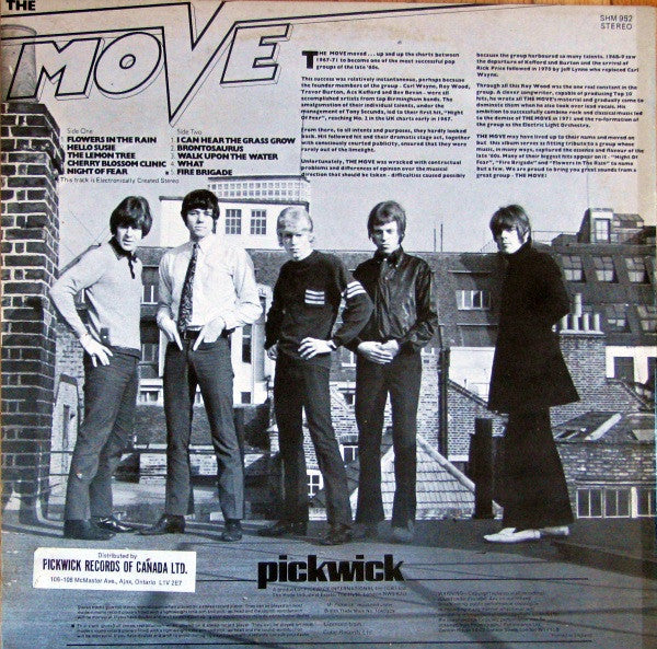 The Move The Greatest Hits Vol. 1 - 1978-Rock Style: Pop Rock (vinyl) UK Import