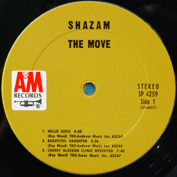 The Move – Shazam - 1970 - Psychedelic Rock- ( Rare Vinyl )
