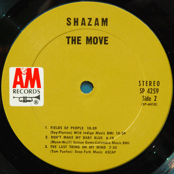 The Move – Shazam - 1970 - Psychedelic Rock- ( Rare Vinyl )