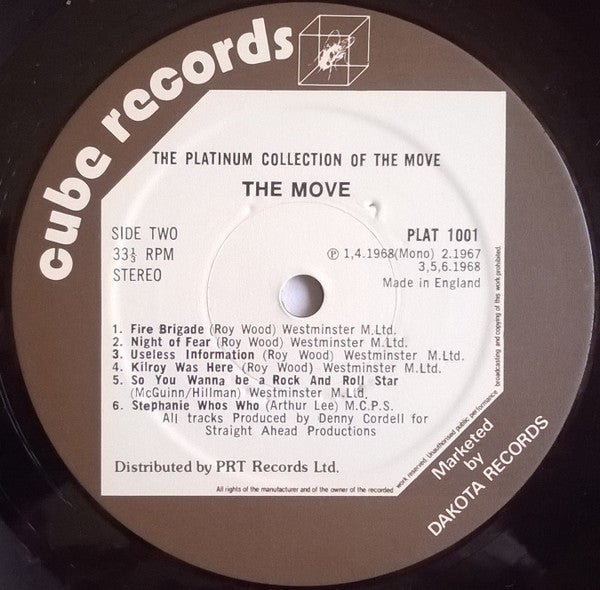 The Move – The Platinum Collection Of The Move - 2 lps-Rock (Vinyl)
