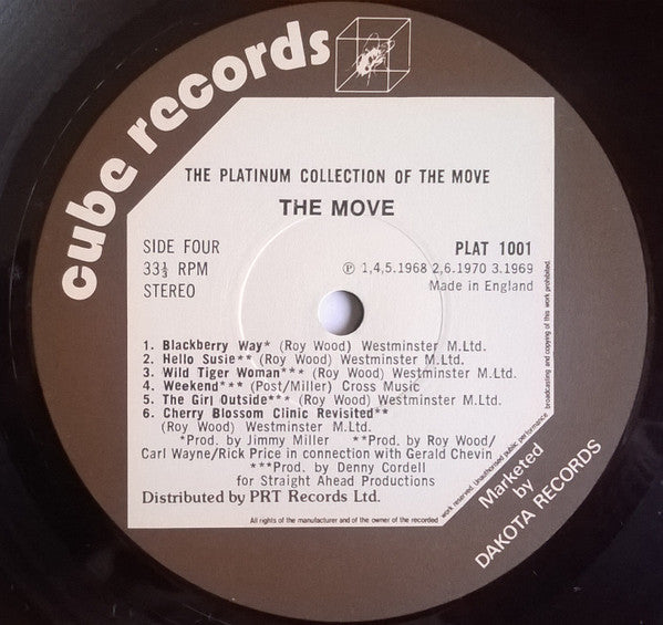 The Move – The Platinum Collection Of The Move - 2 lps-Rock (Vinyl)