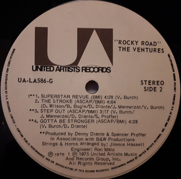 The New Ventures– Rocky Road 1976-Funk / Soul Style: Funk, Disco (vinyl)