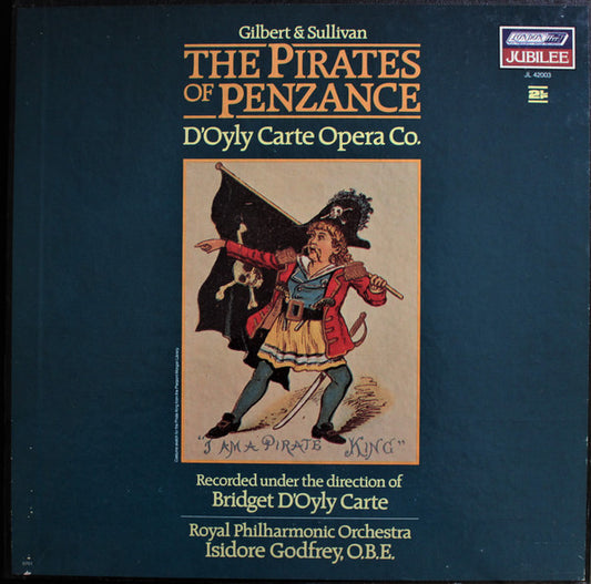 The Pirates Of Penzance-Gilbert & Sullivan, D'Oyly Carte Opera Co.*, Bridget D'Oyly Carte, Royal Philharmonic Orchestra . Isidore Godfrey  (Mint 2 lp set)