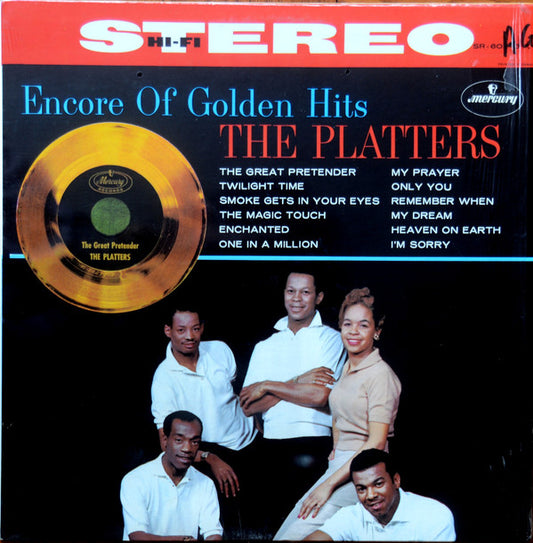 The Platters ‎– Encore Of Golden Hits - 1973 Funk / Soul, Blues, Pop, Rhythm & Blues ( Clearance vinyl )