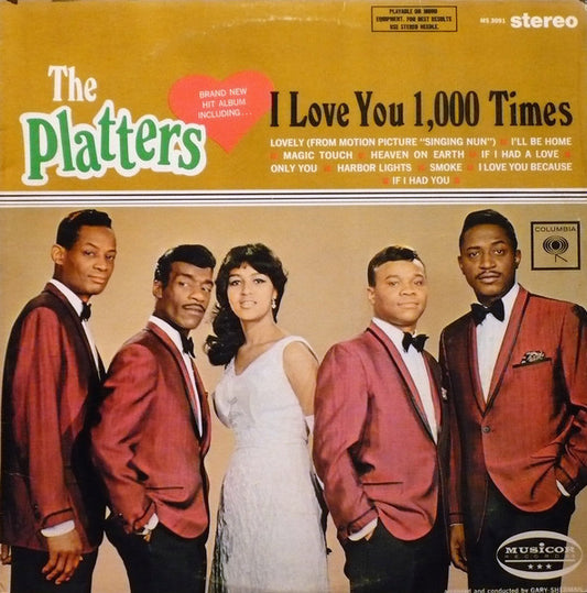 The Platters – I Love You 1,000 Times 1966 - Funk / Soul Style: Soul (Vinyl)  Near Mint