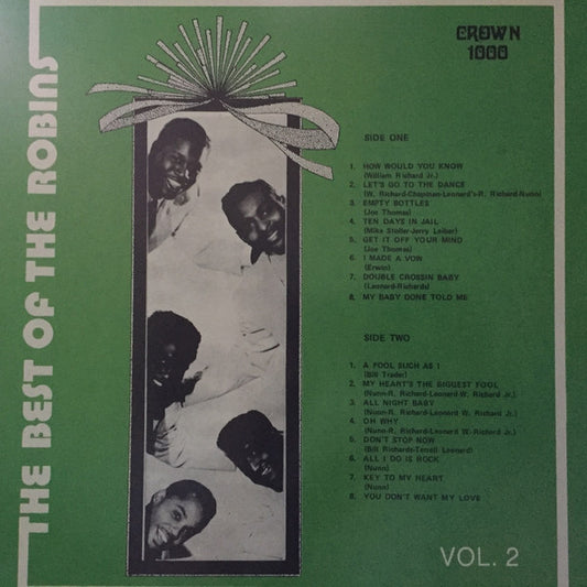The Robins ‎– The Best Of The Robins Vol.2 - Blues Style: Rhythm & Blues, Doo Wop -  (vinyl)