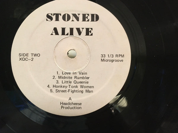 The Rolling Stones – Stoned Alive - Not On Label (The Rolling Stones)  RARE