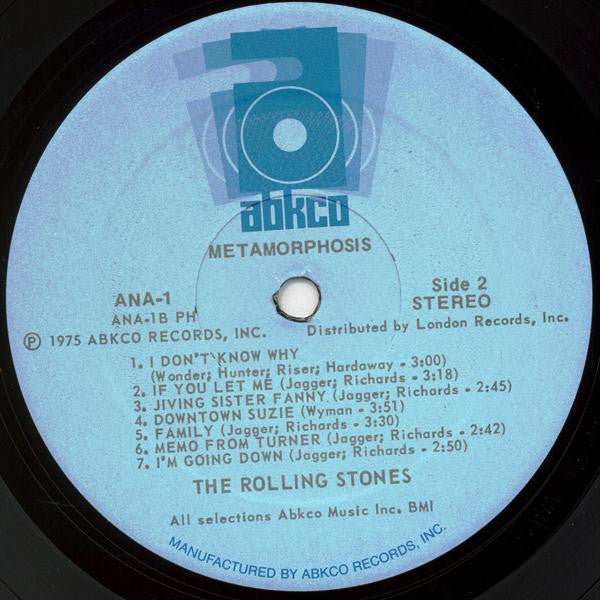 Rolling Stones – Metamorphosis 1975 - Classic Rock (vinyl)  Great Shape