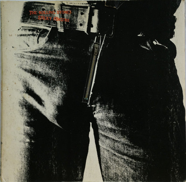The Rolling Stones – Sticky Fingers -1971-classic Rock (Rare Vinyl) Small "STAR" Zipper Cover - NOTE CONDITION