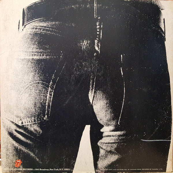 The Rolling Stones – Sticky Fingers -1971-classic Rock (Rare Vinyl) Small "STAR" Zipper Cover - NOTE CONDITION