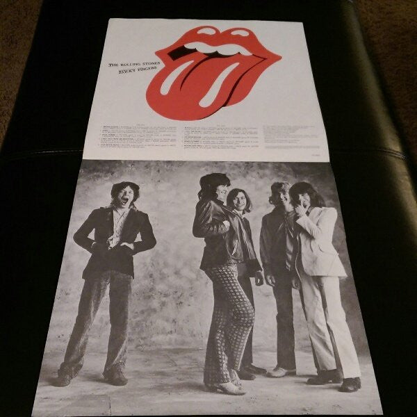The Rolling Stones – Sticky Fingers -1971-classic Rock (Rare Vinyl) Small "STAR" Zipper Cover - NOTE CONDITION