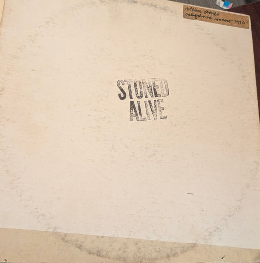 The Rolling Stones – Stoned Alive - Not On Label (The Rolling Stones)  RARE