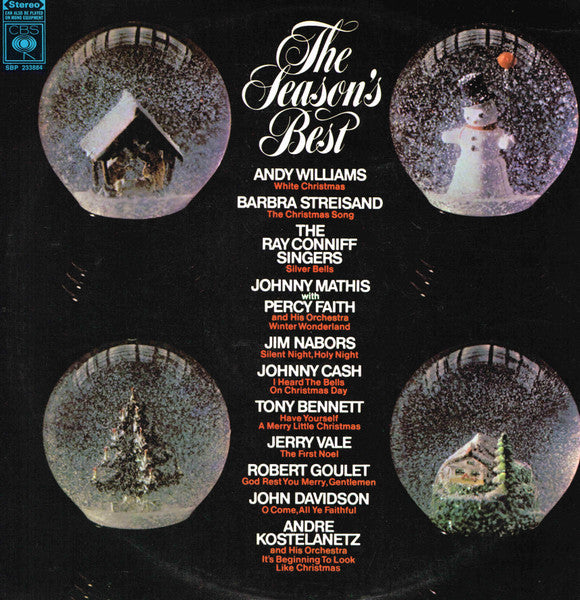 The Season's Best - 1970 Christmas - Barbra ,  Tony , Johnny Cash+ (vinyl)