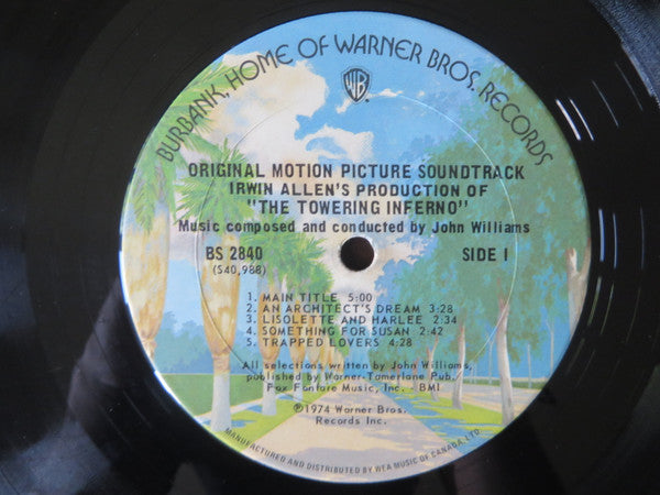 The Towering Inferno (Original Motion Picture Soundtrack - John Williams -1974-Soundtrack, Contemporary, Ballad (Vinyl)