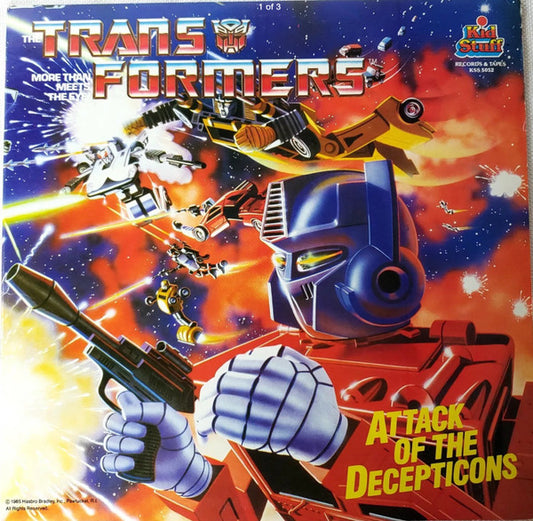 The Transformers - Attack Of The Decepticons - 1985-Children's Style: Story  (vinyl) NEW SEALED