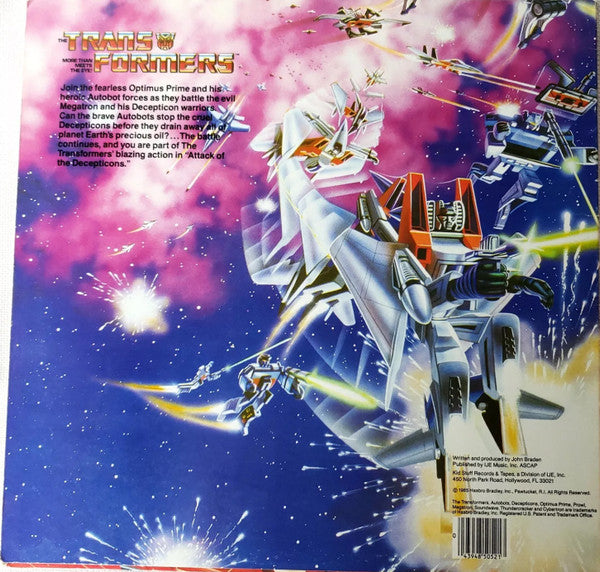 The Transformers - Attack Of The Decepticons - 1985-Children's Style: Story  (vinyl) NEW SEALED