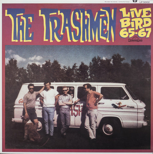 The Trashmen ‎– Live Bird 65-67 - 1990-Rock, Non-Music Style: Surf, Interview, Rockabilly (Vinyl, LP, Remastered, Blue Vinyl )