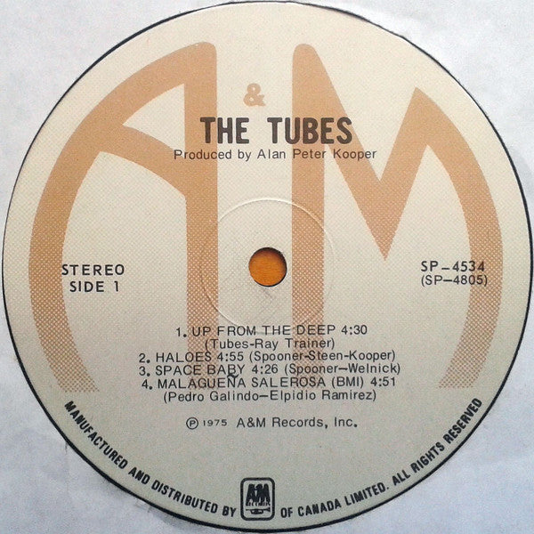 The Tubes – The Tubes - 1975-Rock, Pop Style:	Glam (Vinyl)