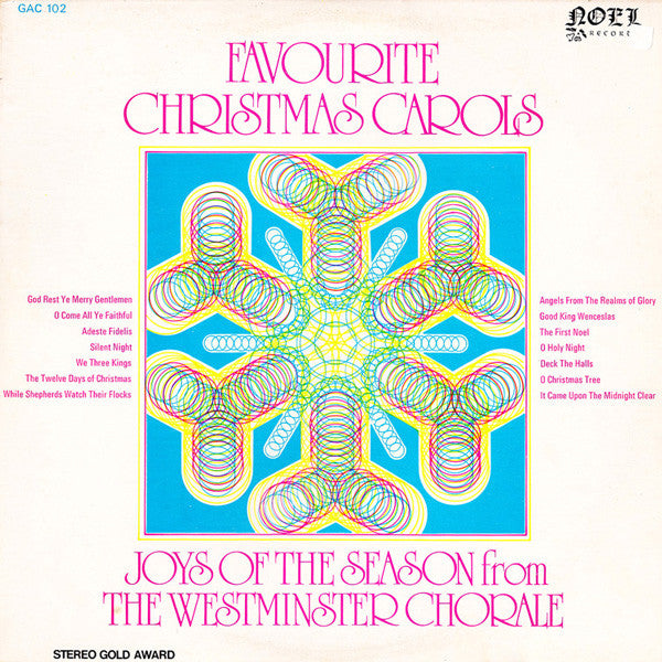 The Westminster Chorale – Favourite Christmas Carols (Joys Of The Season From The Westminster Chorale) (clearance Vinyl)