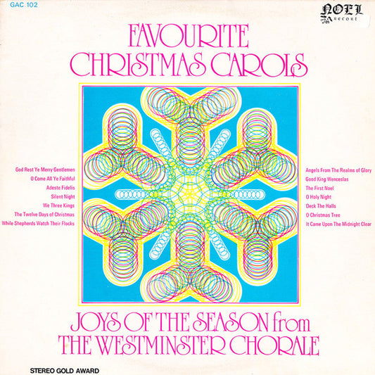 The Westminster Chorale – Favourite Christmas Carols (Joys Of The Season From The Westminster Chorale) (clearance Vinyl)