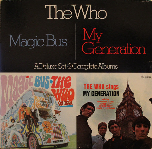 The Who  Magic Bus The Who Sings My Generation - 2 lps - Rock Style: Rock & Roll, Mod (Vinyl)