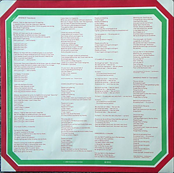 The Who – It's Hard  1982- 	Classic Rock (Vinyl)