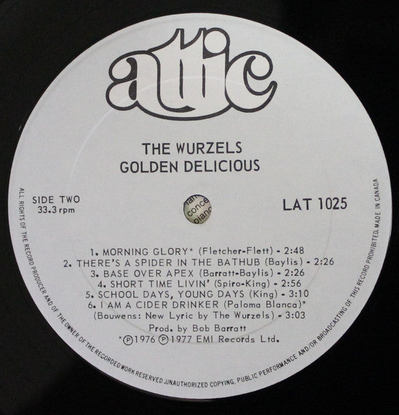 The Wurzels – Golden Delicious - 1977-Folk, World, & Country (Vinyl)